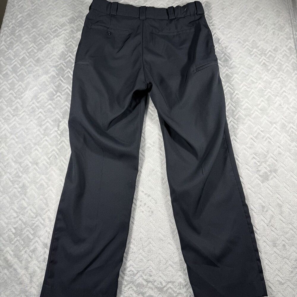 Spiewak Mens work  Pants 37 Black Flat Front Classic Fit Straight Leg 31 Inseam